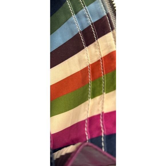 Coach Legacy Leather Zippy Wristlet Wallet Magenta Pink & Gray 7.5" Multi Slots - Picture 7 of 11